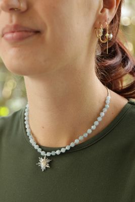 Limited Edition Sunburst Beaded Necklace - NEW