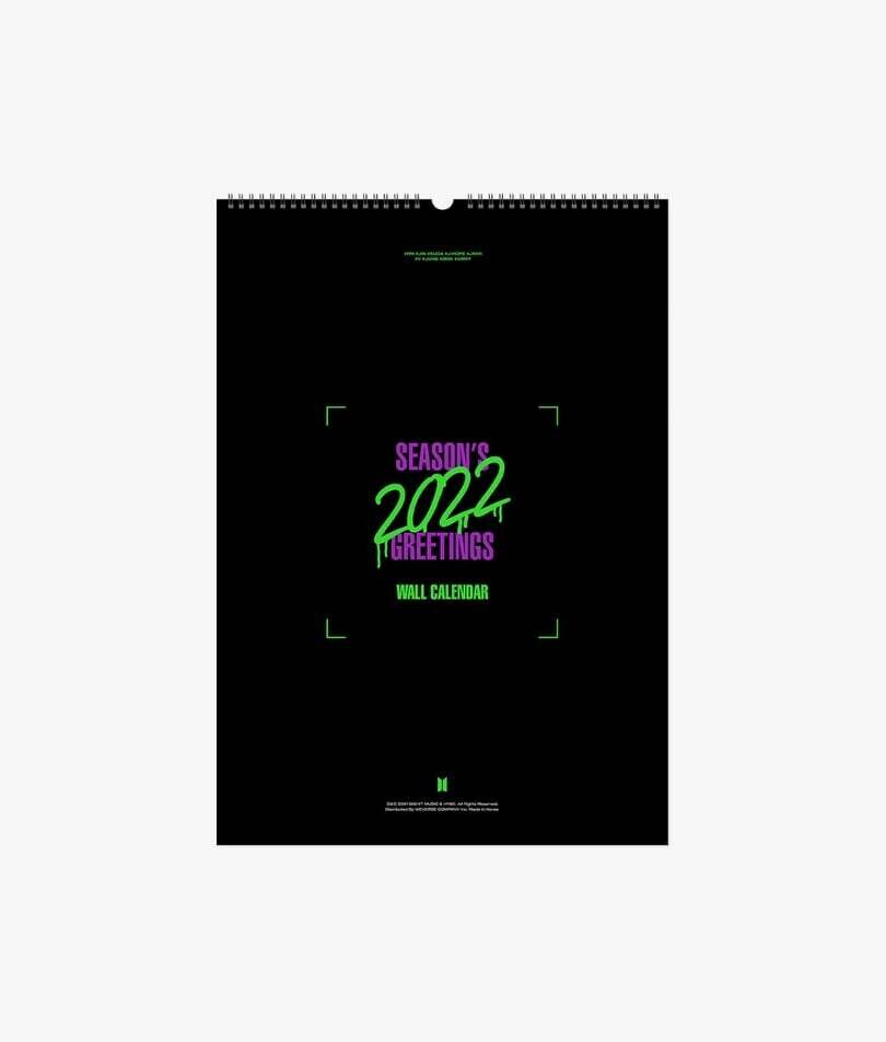 2020 BTS WALL CALENDAR