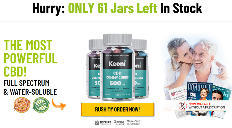 Keoni CBD Gummy Cubes