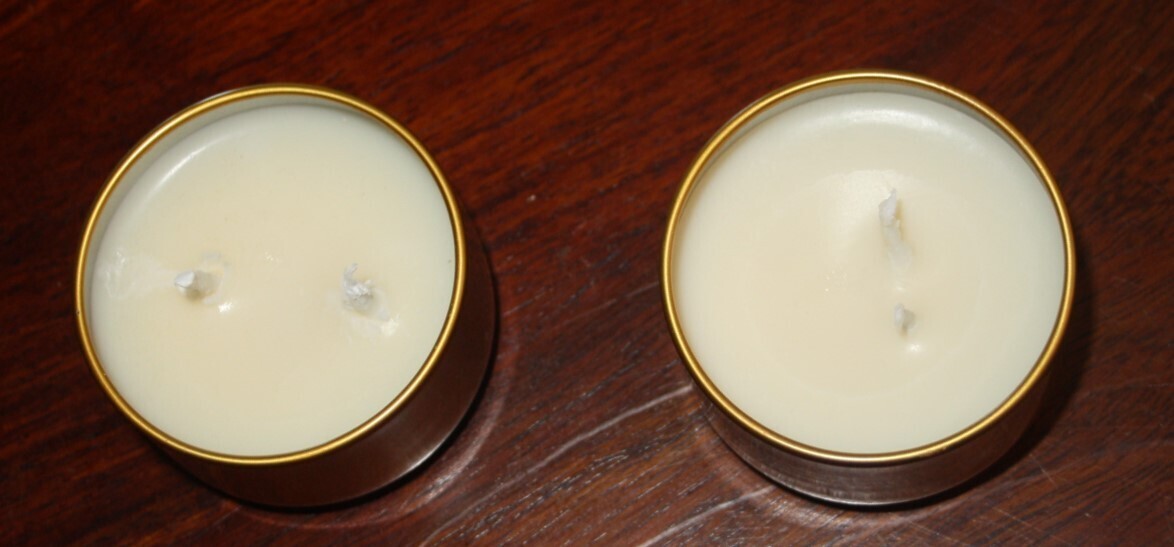 vela aromatica de soja en lata .Pack de 2.