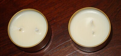 vela aromatica de soja en lata .Pack de 2.