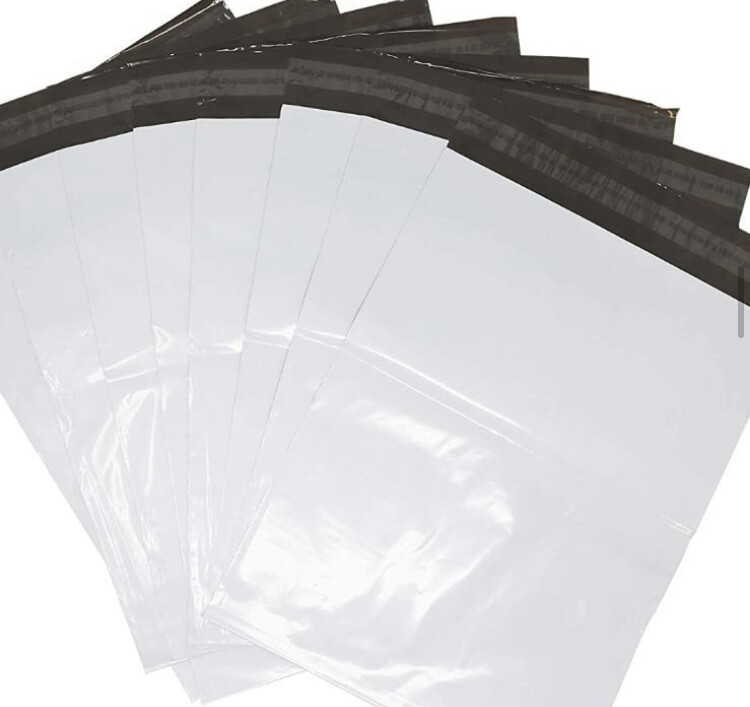 White Poly mailer 12x15.5