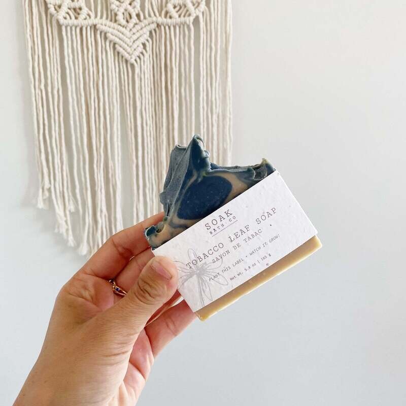 Soak Bath Co. Tobacco Leaf Soap Bar