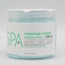 BCL Tingling Mint + CBD Massage Cream