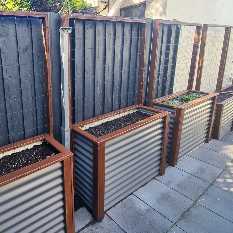Tall Planter - Merbau