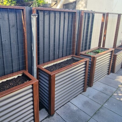 Tall Planter - Merbau