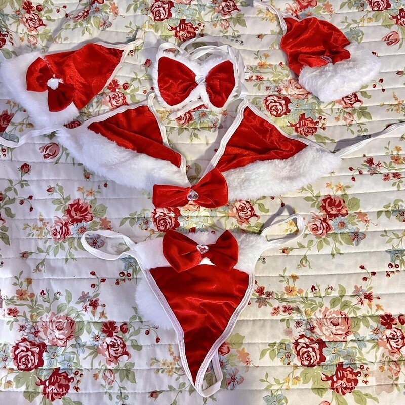 christmas bunny lingerie