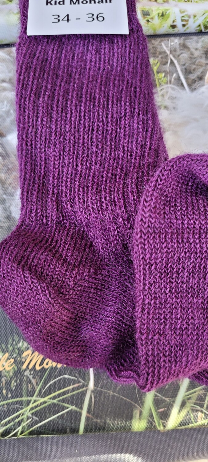 Chaussettes 34.36 prune