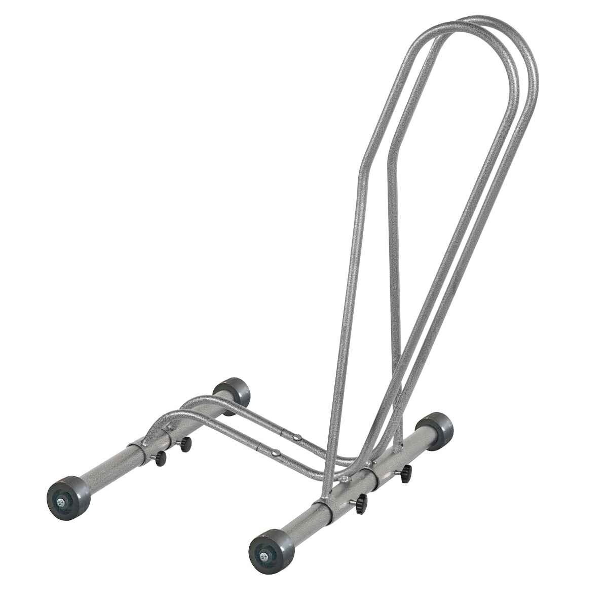 Delta Shop Rack Adjustable Floor Stand with Wheels: Holds One Bike MDELTA60