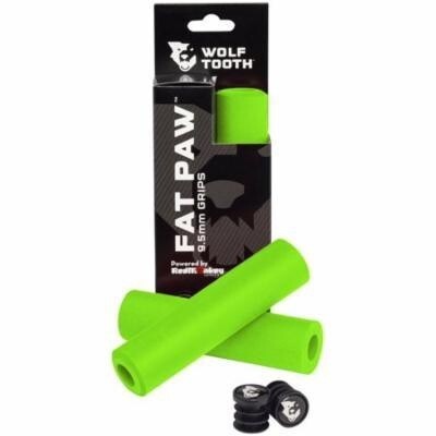 Wolf Tooth Components Fat Paw Grips Green K4279