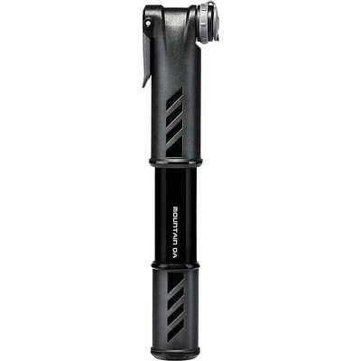 Topeak Mountain DA Dual Action Mini Pump: Black E4014