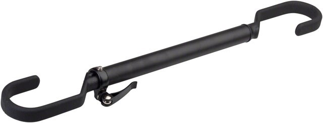 Delta Adjustable Crossbar Top Tube Frame Adapter: Black MDELTA7295