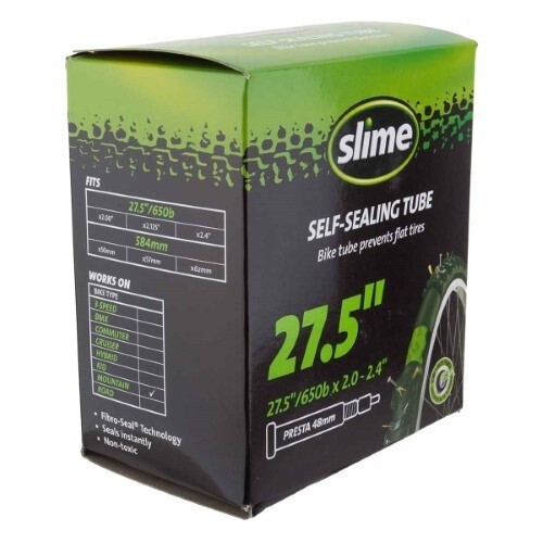Slime Self-Sealing Tube 27.5 x 2.0-2.4 32mm Presta Valve 3163