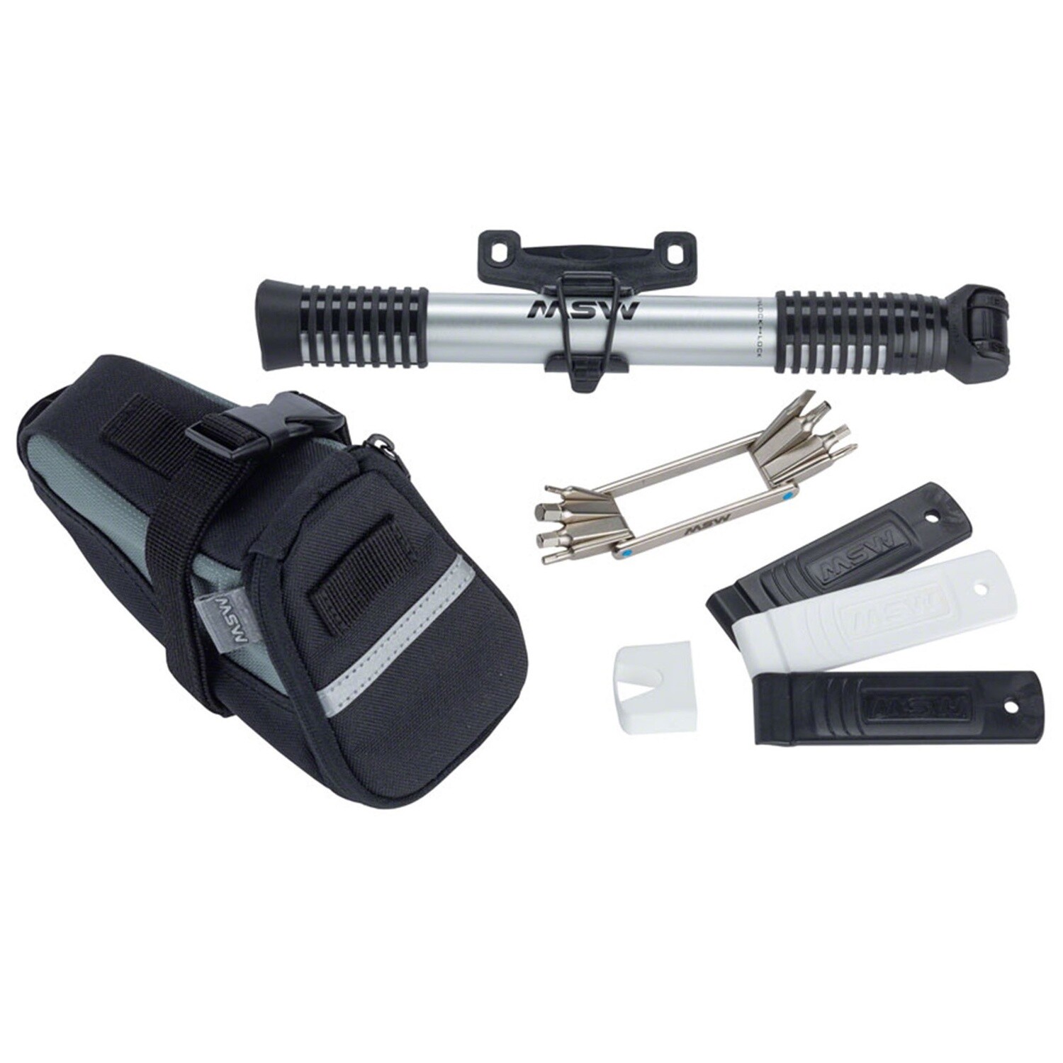 MSW Ride and Repair Kit , Seatbag and Airlift Mini Pump