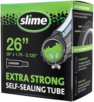 Slime Self-Sealing Tube 26x 1.75-2.125 Schrader Valve 3163