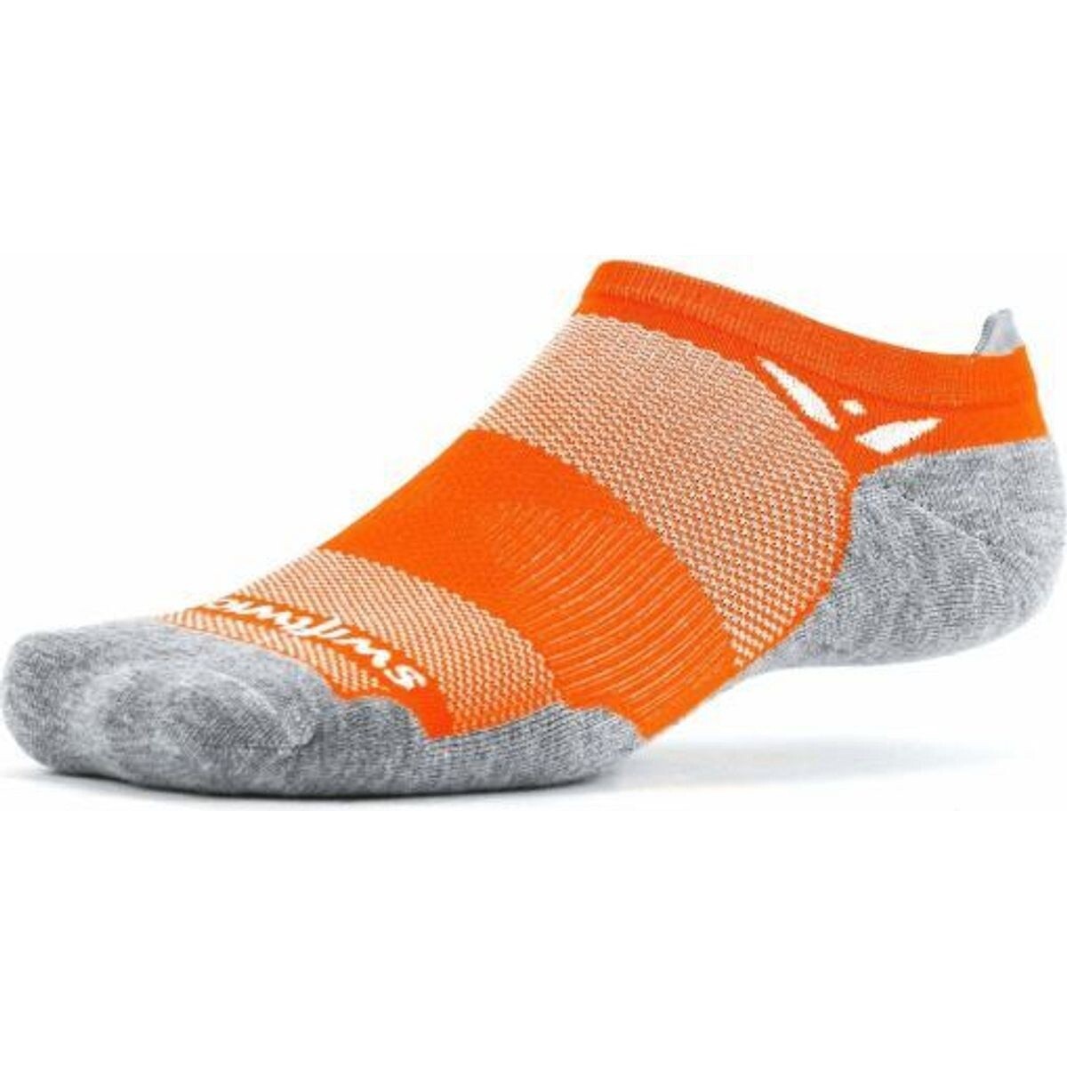 SwiftWick Gray Orange Zero SM Socks