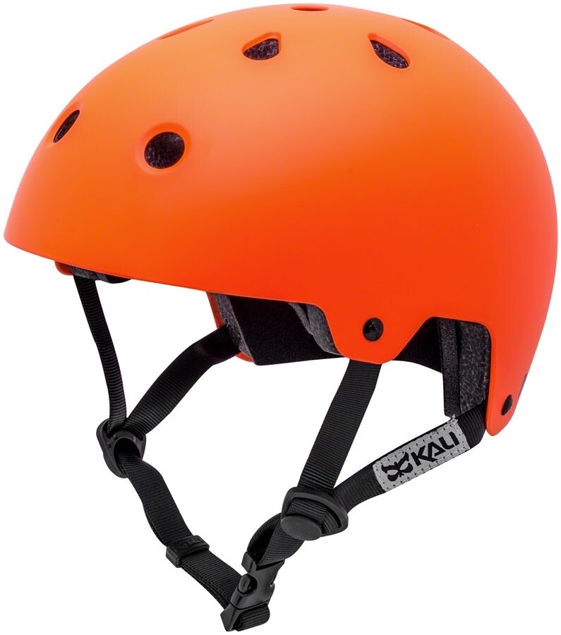 Kali Maha Helmet: Solid Matte Hi Viz Orange SM MKALI07