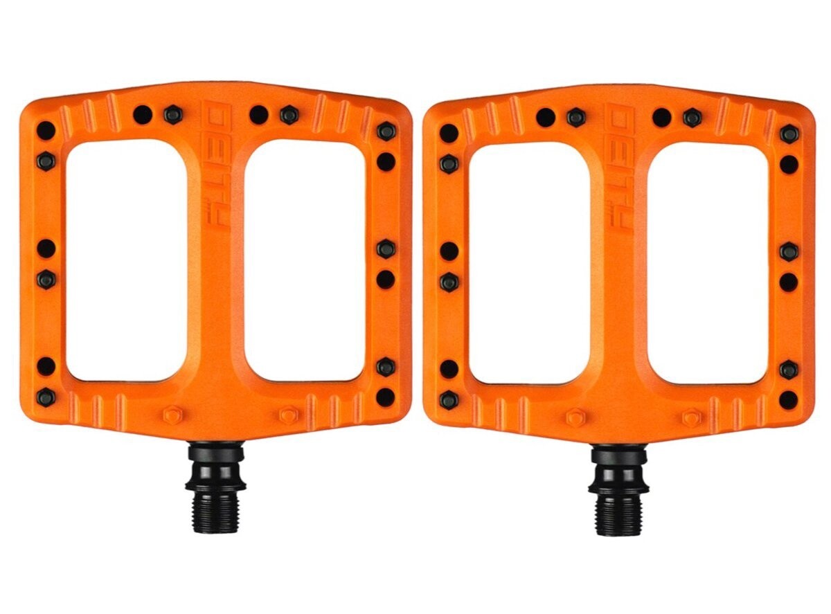 Deity Components Deftrap Pedals - Platform, Composite, 9/16", Orange