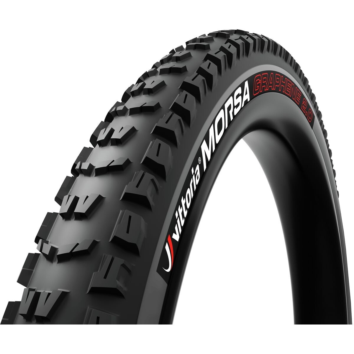 Vittoria Morsa G2.0 Tire - 29 x 2.3, Tubeless, Folding, Black/Anthracite, 120tpi