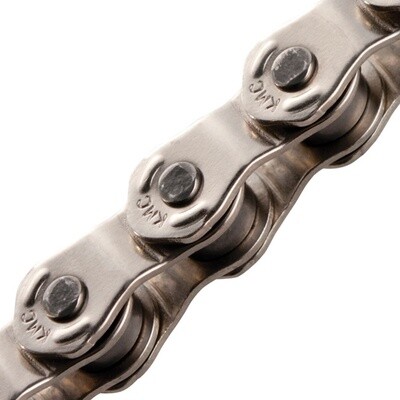 KMC HL710 Half-Link Chain: 1/8 100 Links Silver K2887