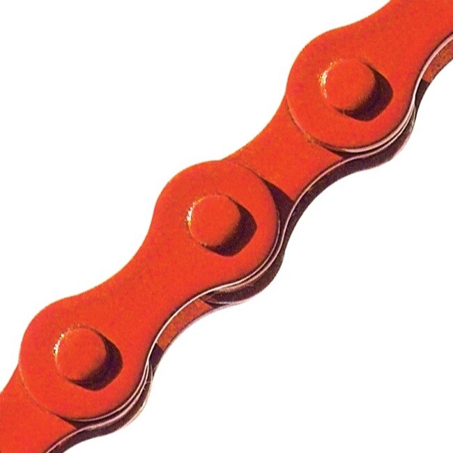 KMC Z410 Chain: 1/8 112 Links Red 17625