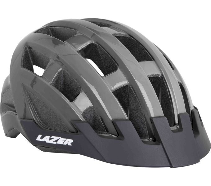 Lazer Compact Helmet Uni Size Gray Glossy