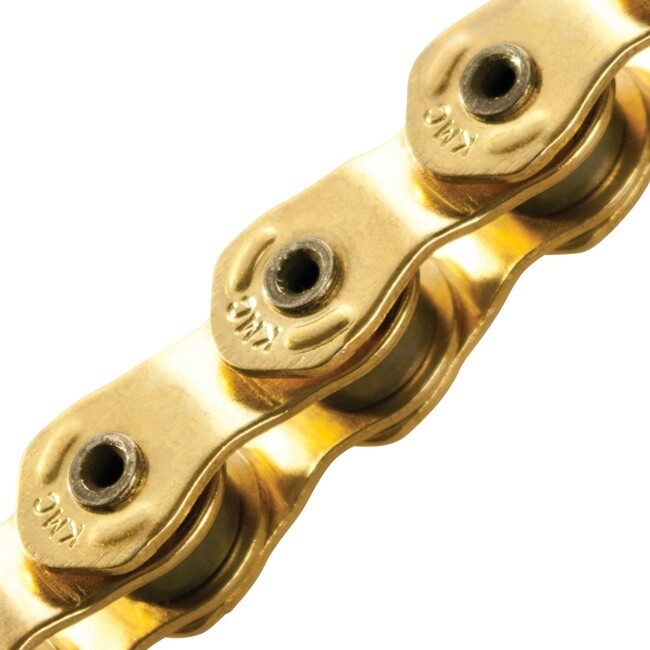 KMC HL710 Half-Link Chain: 1/8 100 Links Gold K2887
