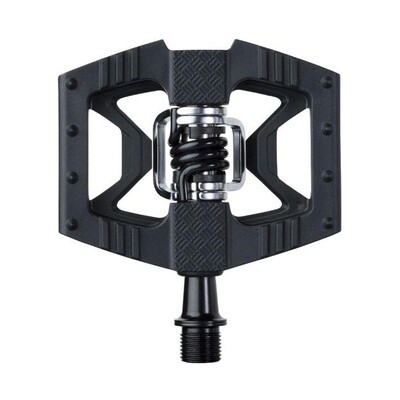 Crankbrothers Double Shot 1 Pedals - Single Side Clipless with Platform, Composite, 9/16&quot;, Black