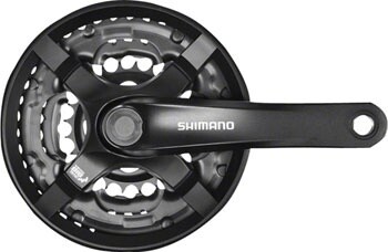 Shimano Tourney TY501 6/7/8-Speed 170mm 28/38/48t Square Crankset with K4723