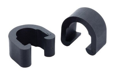 Jagwire C-Clip Housing or Hose Guide Box of 4 Black 7268