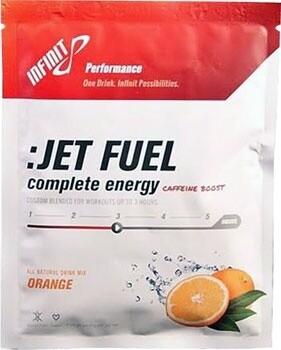 Infinit Nutrition Jet Fuel Energy Drink Mix: Orange Single Serving Packets 2.2oz / 64g