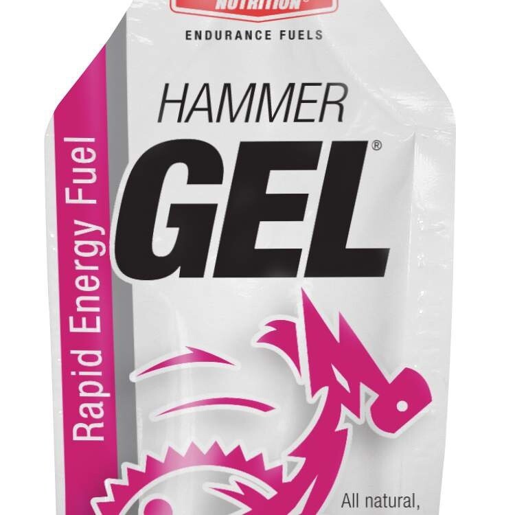 Hammer Gel: Raspberry,Single Serving Packets 1.2oz