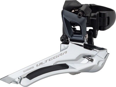 Shimano Ultegra FD-R8000 11-Speed 31.8/28.6 Front Derailleur, Black 
