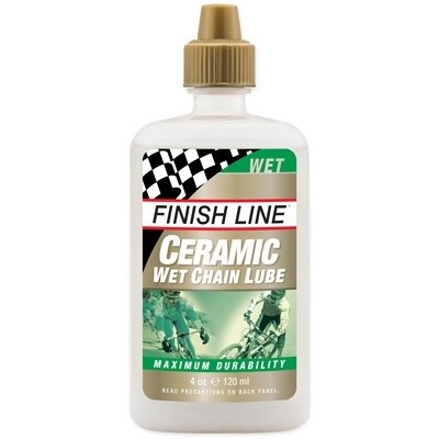 Finish Line Ceramic Wet Lube 4oz Drip 16714