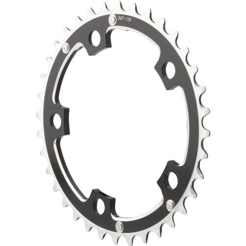 Dimension Multi Speed 36t x 110mm Middle Chainring Black