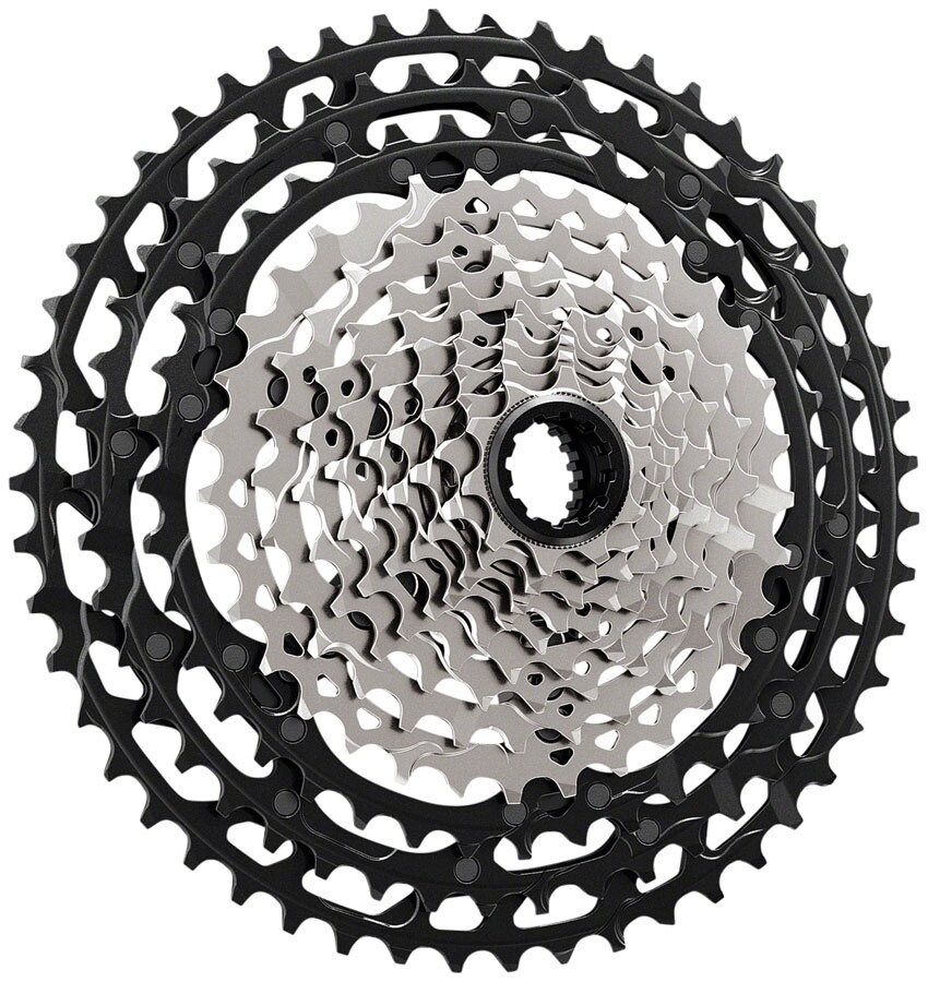 Shimano XTR CS-M9100 Cassette - 12 Speed, 10-45t, Black/Gray, Micro Spline
