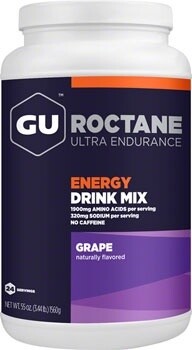 GU Roctane Energy Drink Mix: Grape 24 Serving Canister MGU02