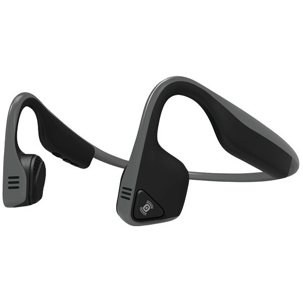 Aftershokz Wireless Trekz Titanium Mini Bone Conduction Headphones (Slate Grey), 2.1