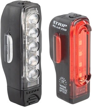 Lezyne, Strip Drive, Light, Set, Black