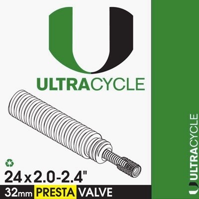 ULTRACYCLE PRESTA VALVE TUBES,  24'' x 2.0-2.4''