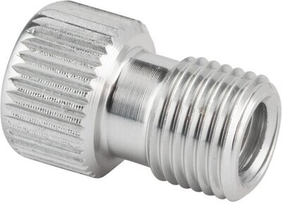 Omega Silver Presta Valve Adapter