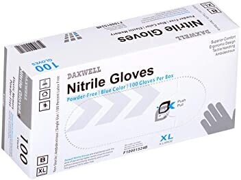 DAXWELL NITRILE GLOVES LARGE