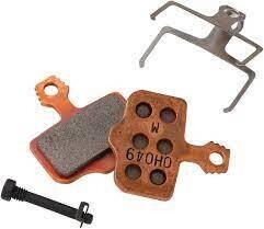 SRAM Disc Brake Pads - Sintered Compound, Steel Backed, Powerful, For Level, Elixir, and 2-Piece Road