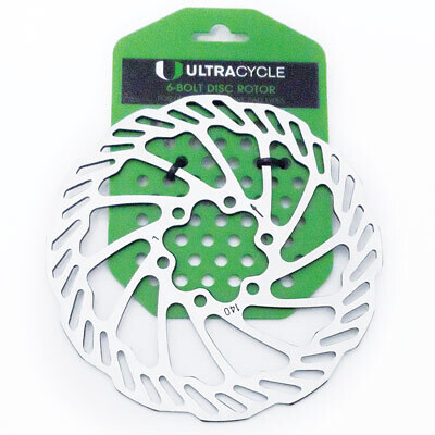 ULTRACYCLE
6-BOLT DISC ROTOR,  140 mm,  6-Bolt