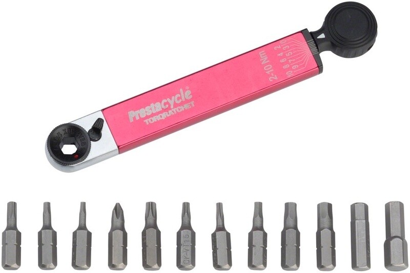 Prestacycle TorqRatchet Deluxe Pocket Multi-Tool Torque Ratchet, 2-10 ...
