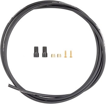 Jagwire Sport Mineral Oil Hydraulic Hose Kit for Shimano Deore, Alivio, Acera, RS805, MT500, MT400, MT200, Metrea, 2000mm, Black 