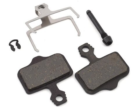 SRAM Disc Brake Pads - Organic Compound, Steel Backed, Quiet, For Level, DB, Elixir, and 2-Piece Road