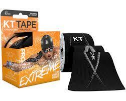 KT Tape Pro Extreme Kinesiology Therapeutic Body Tape: Roll of 20 Strips, Black