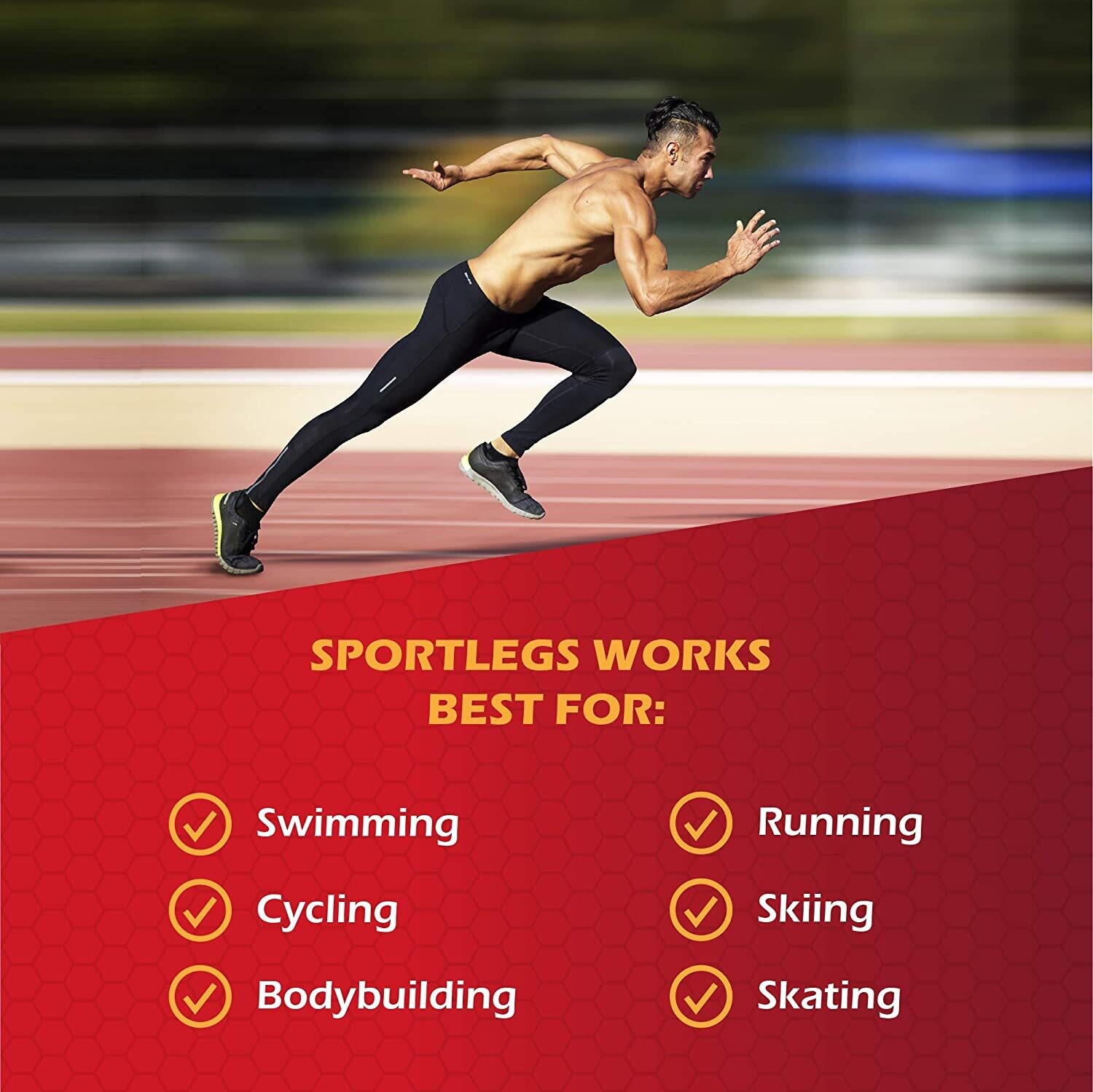 Sport Legs Nutritional Supplement: Bottle of 120 Capsules