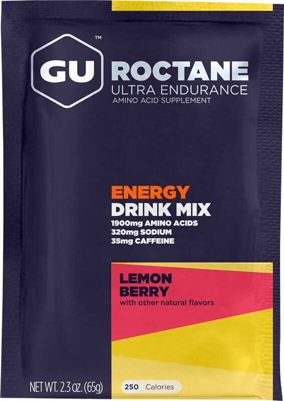 GU Roctane Energy Drink Mix: Lemon Berry 2.3oz 65g